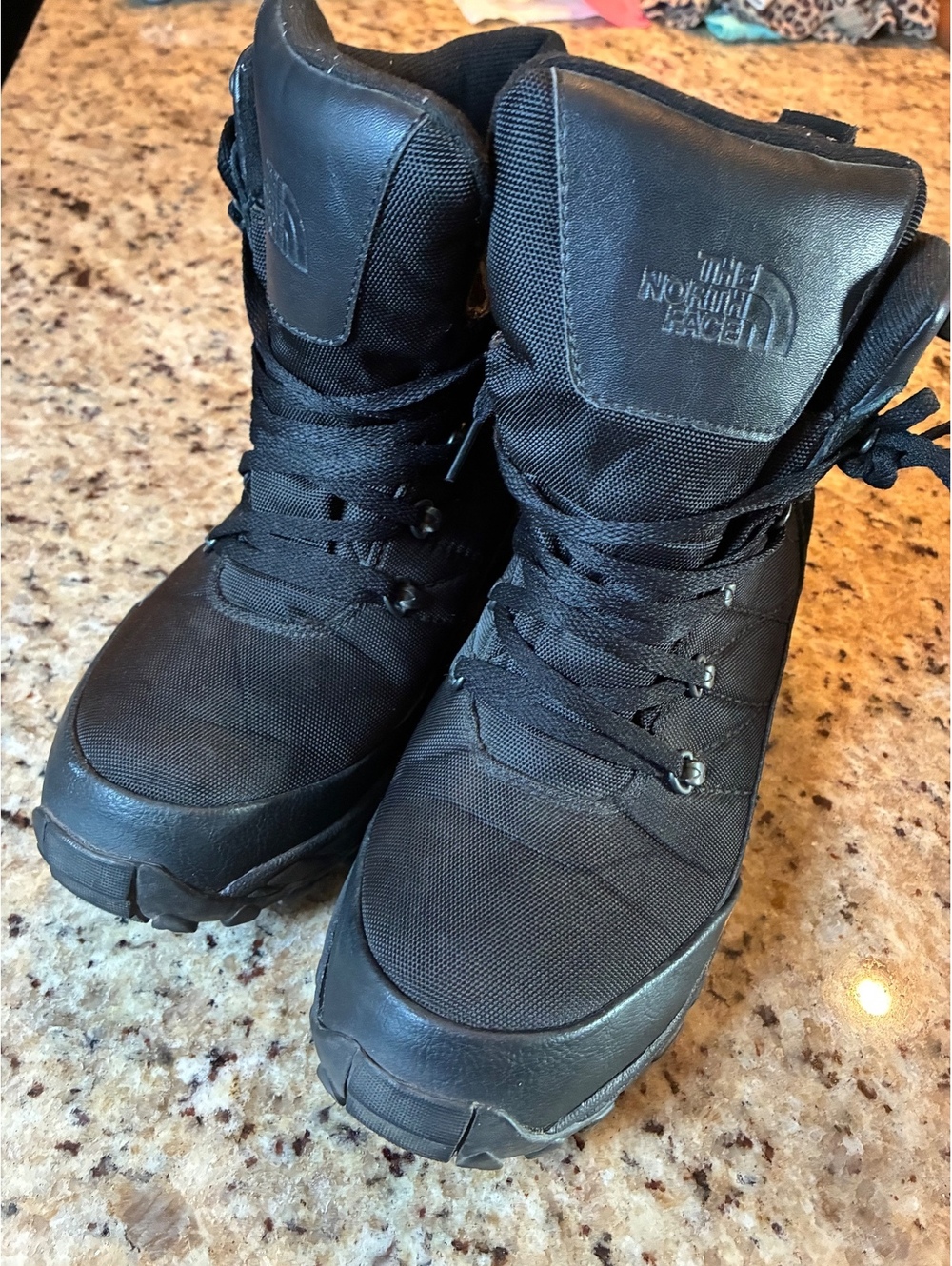 The North Face Black Hiking Boots Size 9